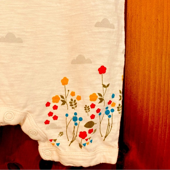 3-6M Little Green Radicals Summer Overalls, Romper - Picture 3 of 4